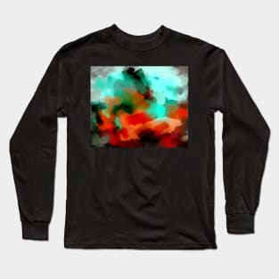 Colourful art expressionism Long Sleeve T-Shirt